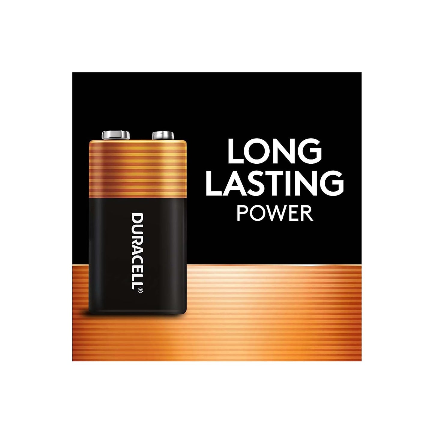 Duracell Coppertop 9V Battery, 4 Count (Pack of 1), Long-lasting All-Purpose Alkaline 9V Batteries for Household and Office Devices