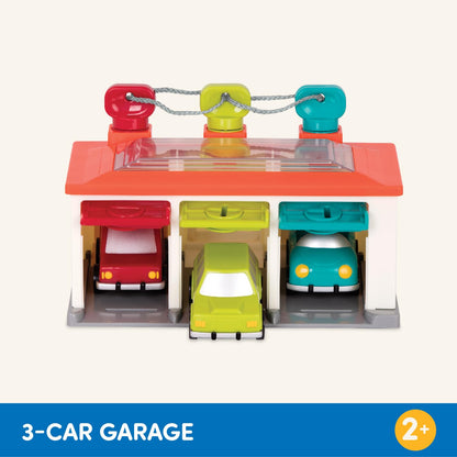 Battat Toy, Color Sorting Push-and-Go Playset, Red, Toddler Battat
