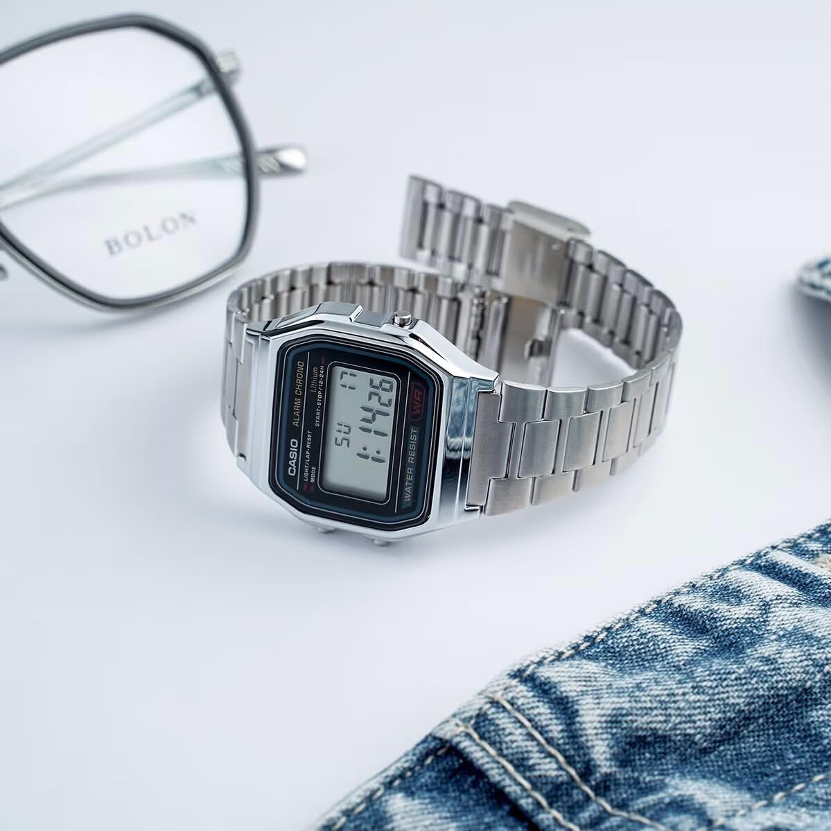 Casio Men's A158W-1 Classic Watch Black - Available at All In One Marketplace Canada