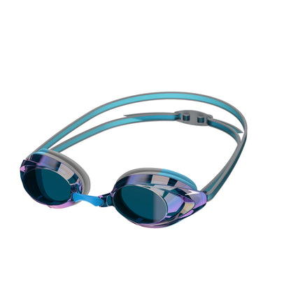 Speedo Vanquisher 2.0 Mirrored Swim Goggles, Panoramic, Anti-Glare, Anti-Fog with UV Protection, Horizon Blue, 1SZ 🍁 All In One Marketplace Canada
