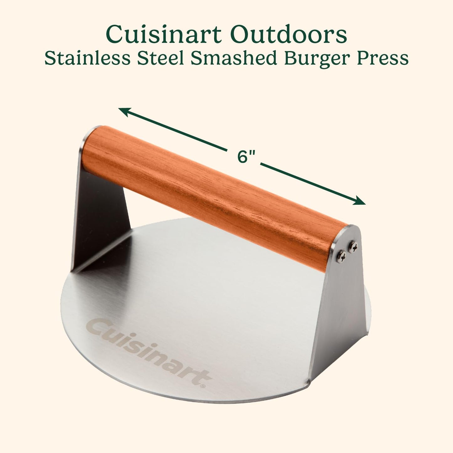Cuisinart CISB-275 Stainless Steel Smashed Burger Press Cuisinart