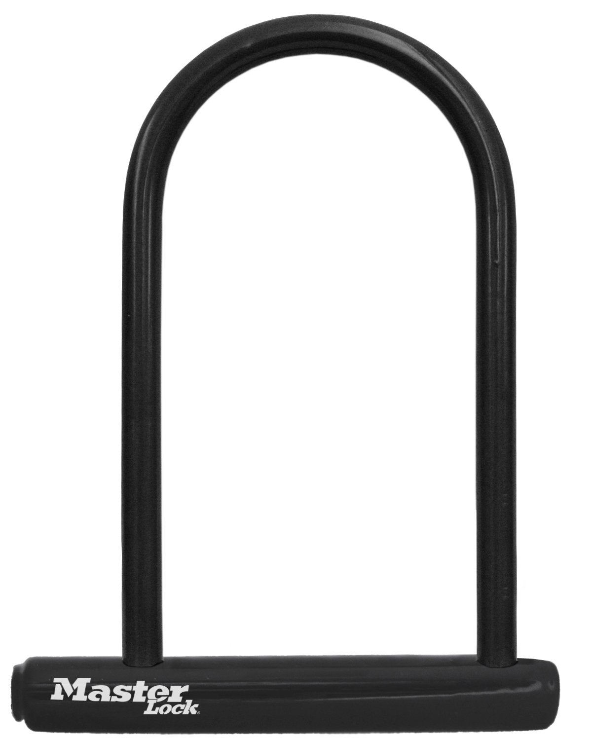 Master Lock Black Bike Lock with Key, Standard Size U-Lock for Bicycles and Other Outdoor Equipment, Anti-Theft Lock for Bikes, 8320D Master Lock