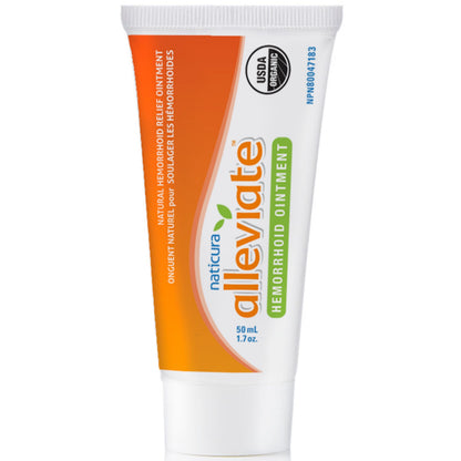 Naticura: Alleviate Natural Hemorrhoid Treatment Ointment - All-Natural Fast Cooling Cream for Burning, Itching, Pain, Fissures and Swelling - 1.7 oz. - with Peppermint, Coconut Oil and Shea Butter 🍁 All In One Marketplace Canada
