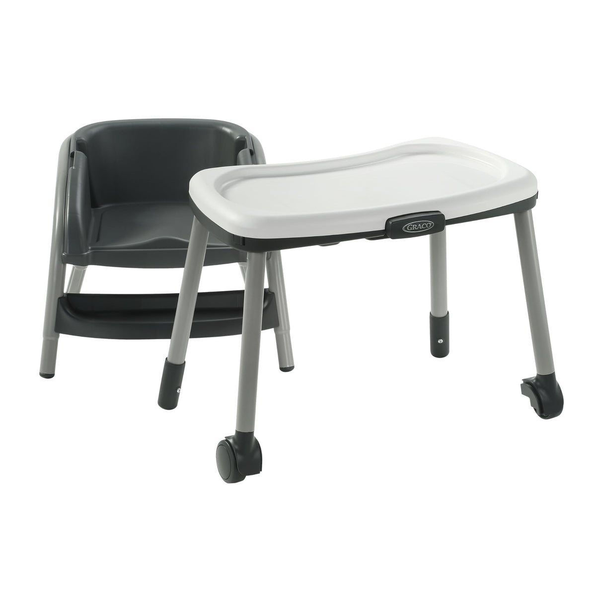 Graco Table2Table LX 6-in-1 Highchair, High Chair & Booster Seat for Babies, Toddlers and Big Kids, Asteroid