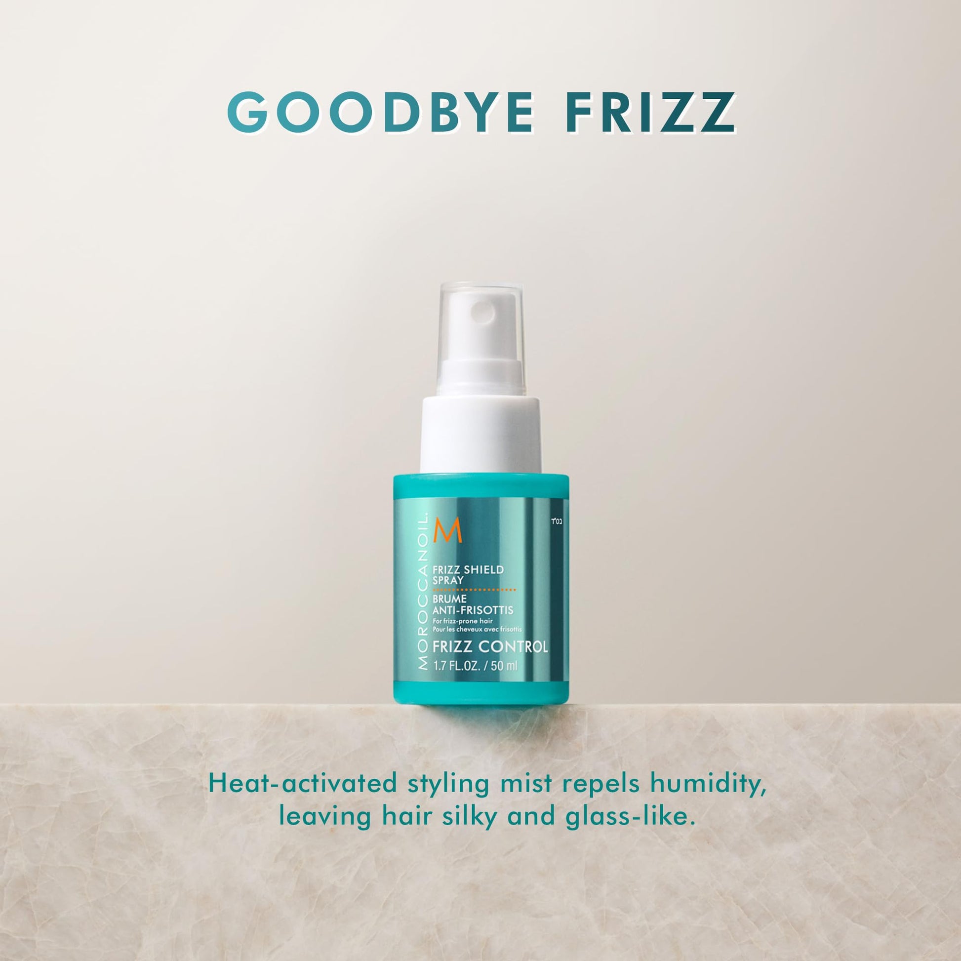 Moroccanoil Frizz Shield Styling Spray, Travel Size, 1.7 Fl. Oz. Moroccanoil