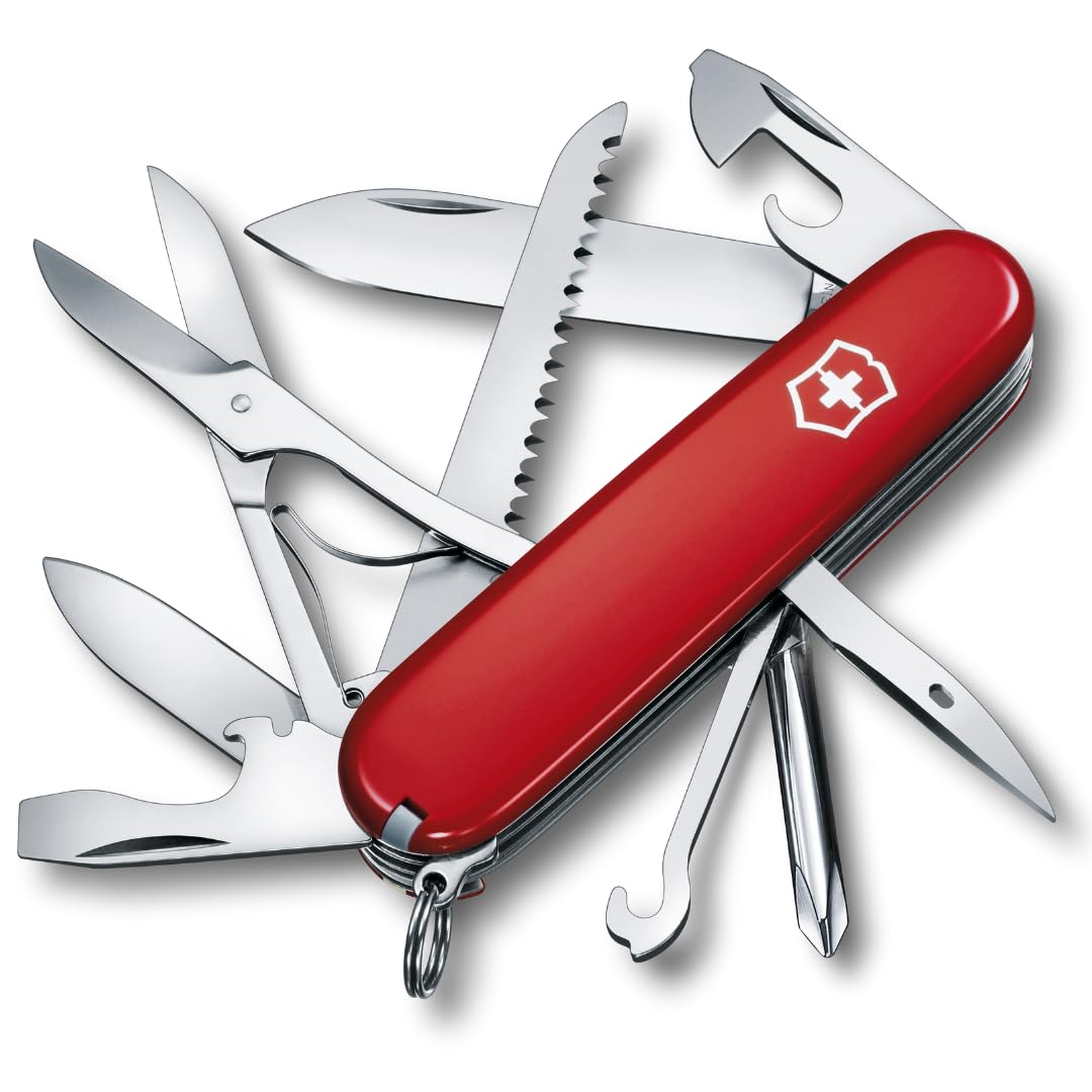 Victorinox Fieldmaster 15 Function Swiss Army Pocket Knife, Red Victorinox
