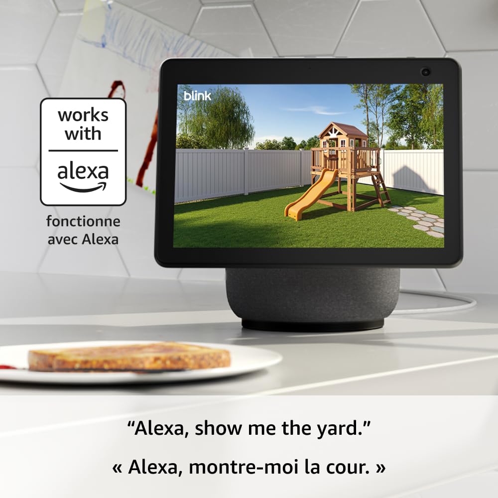 Blink Outdoor 4 – Wireless smart security camera, two-year battery life, 1080p HD day and infrared night live view, two-way talk. Sync Module Core included – 2 camera system
