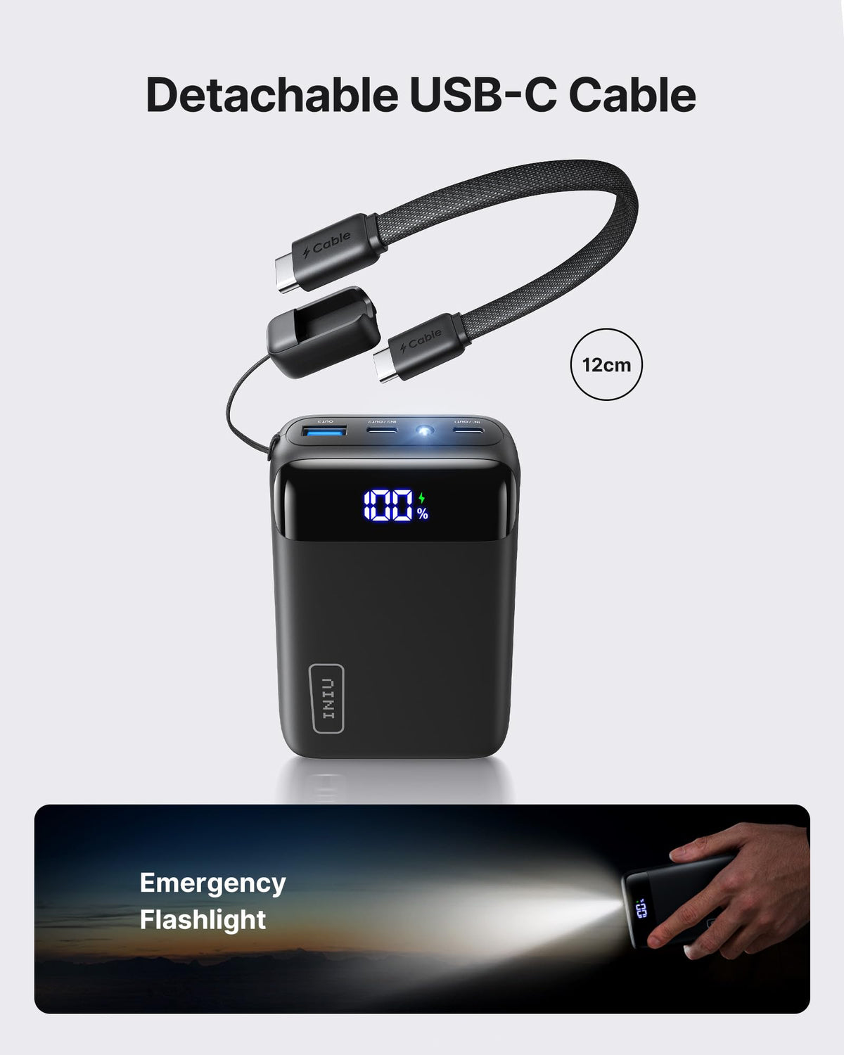 INIU Power Bank, Smallest 20000mAh 22.5W Fast Charging Portable Charger