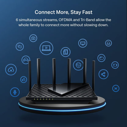 TP-Link AXE5400 Tri-Band WiFi 6E Router (Archer AXE75)- Gigabit Wireless Internet for Gaming, VPN, OneMesh, WPA3 🍁 All In One Marketplace Canada
