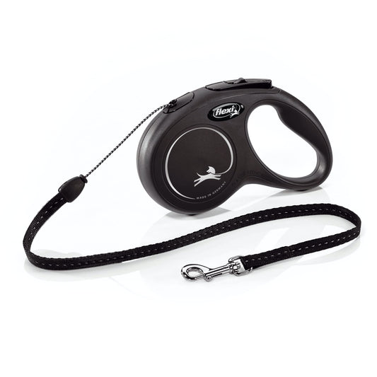 FLEXI® Classic Cord Retractable Dog Leash, Small, 16 ft - Black 🍁 All In One Marketplace Canada FLEXI