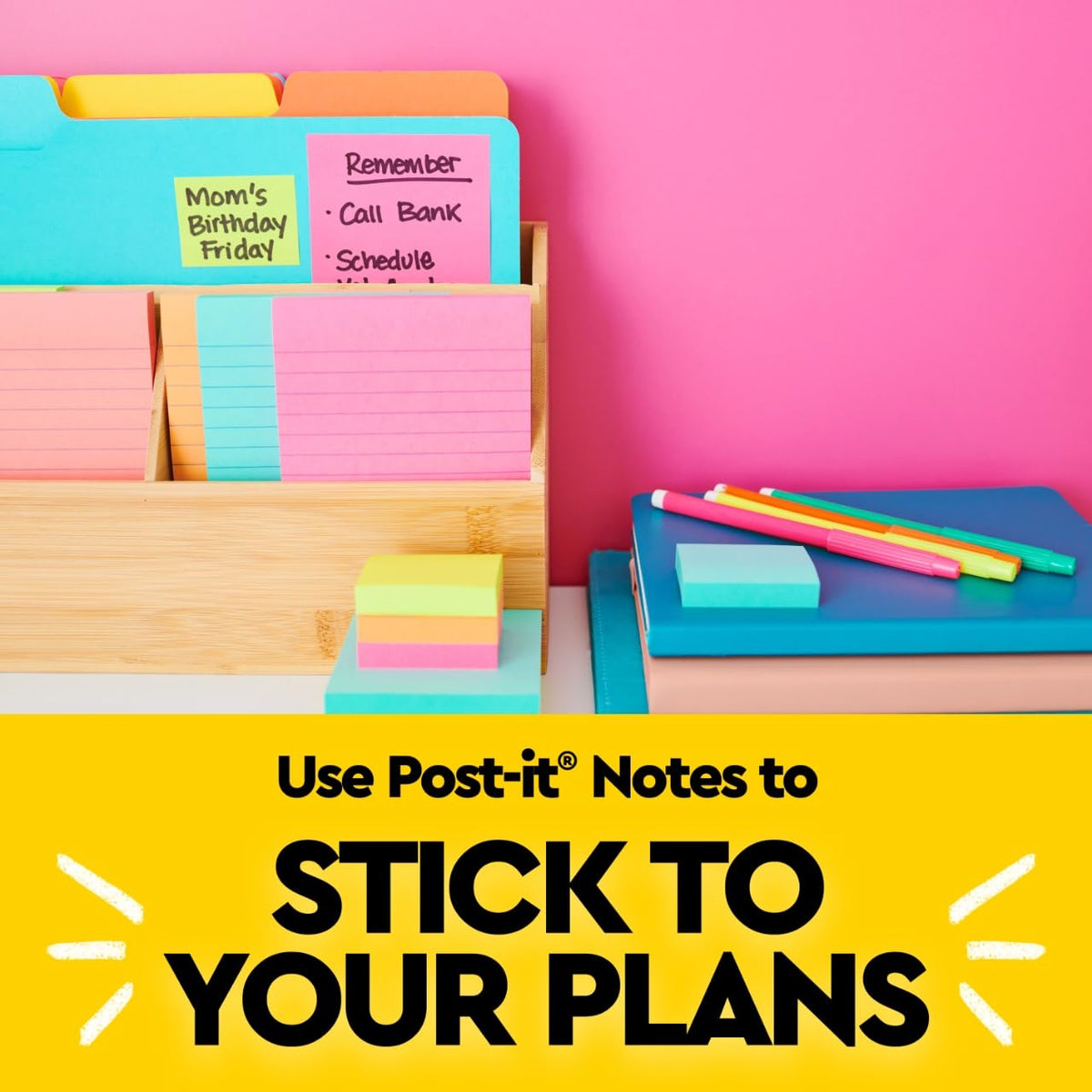 Post-it Mini Notes, 1 3/8 in x 1 7/8 in, 24 Pads, Assorted Colors, Poptimistic Collection