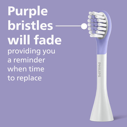 Philips One for Kids by Sonicare Battery Electric Toothbrush, Purple, HY1130/01