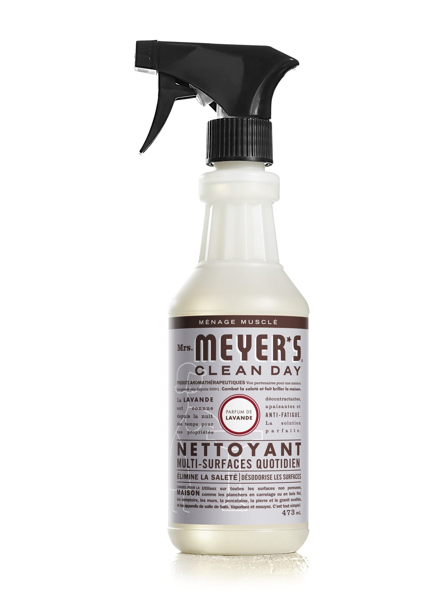 Mrs. Meyer's Clean Day Multi-Surface Cleaner Spray, All-Purpose Cleaner Solution for Home & Kitchen, Lavender Scent, 473 ml Spray Bottles, 4 Pack MRS. MEYER'S