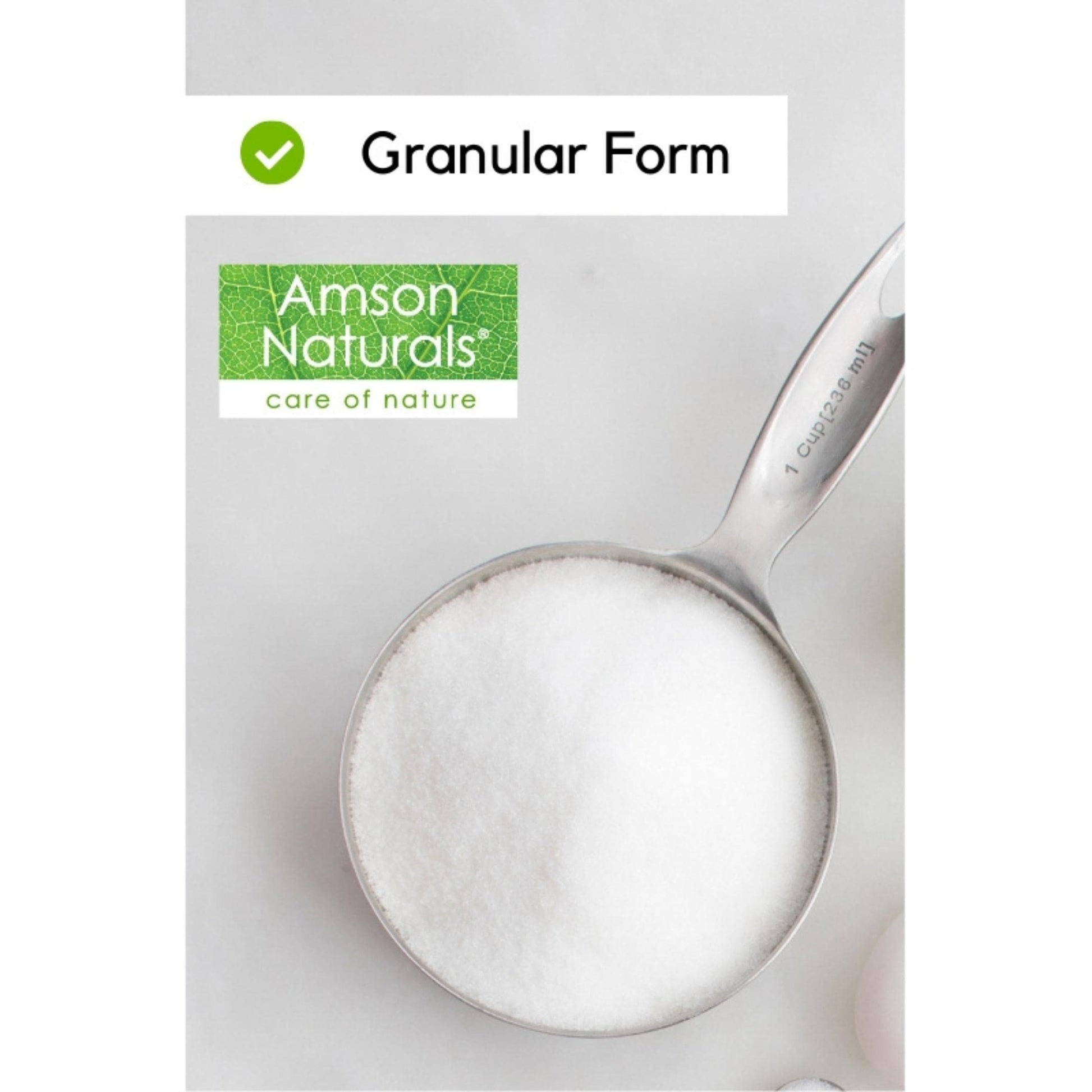 Amson Naturals Erythritol Sweetener Granular 5 lb – Natural Sugar Substitute, Zero Calorie, Gluten-Free, Non-GMO