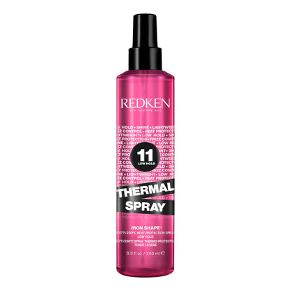 Spray thermique Redken Low Hold, protection thermique légère, pour fers à boucler et fers à lisser, améliore la brillance et réduit les frisottis, 250 ml