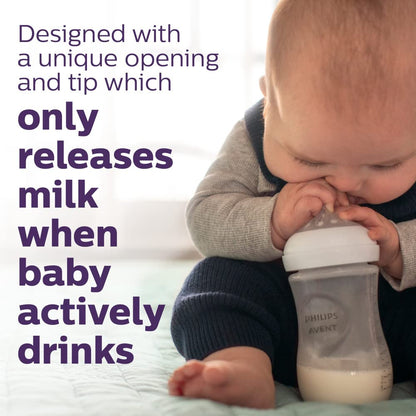Philips Avent Natural Baby Bottle Newborn Baby Gift Set, SCD838/02, Clear AVENT