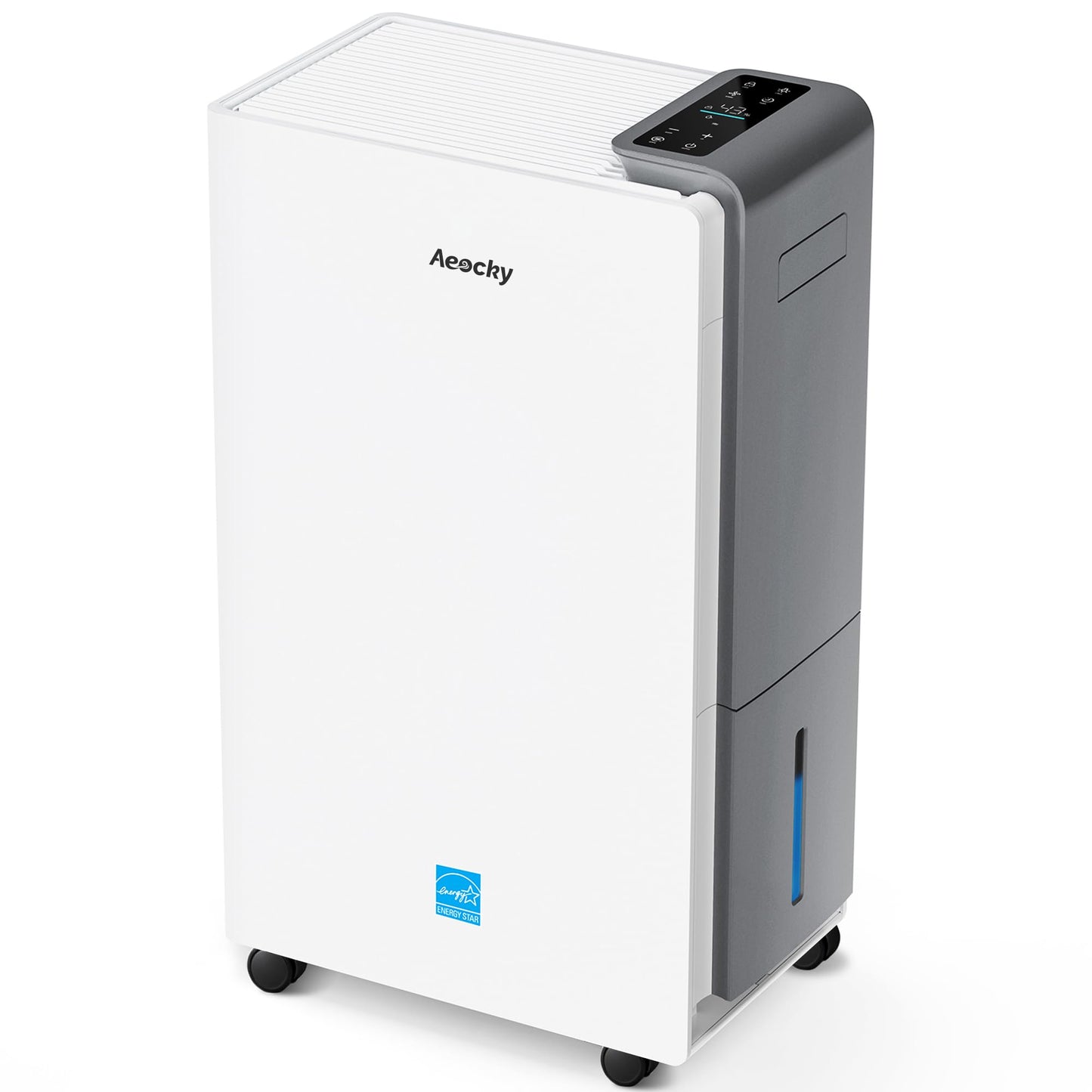 AEOCKY 4500 Sq.Ft Most Efficient Energy Star 2025 Dehumidifier, Max 80 Pint/D Smart Compressor Dehumidifier with Drain Hose, Intelligent Humidistat,for Basement,Bedroom,Home,Bathroom