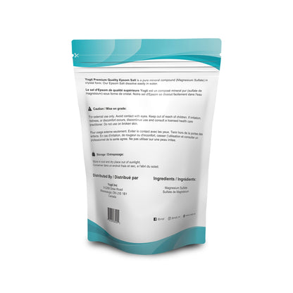 Yogti Natural Epsom Salt- Canadian Brand 10 pound