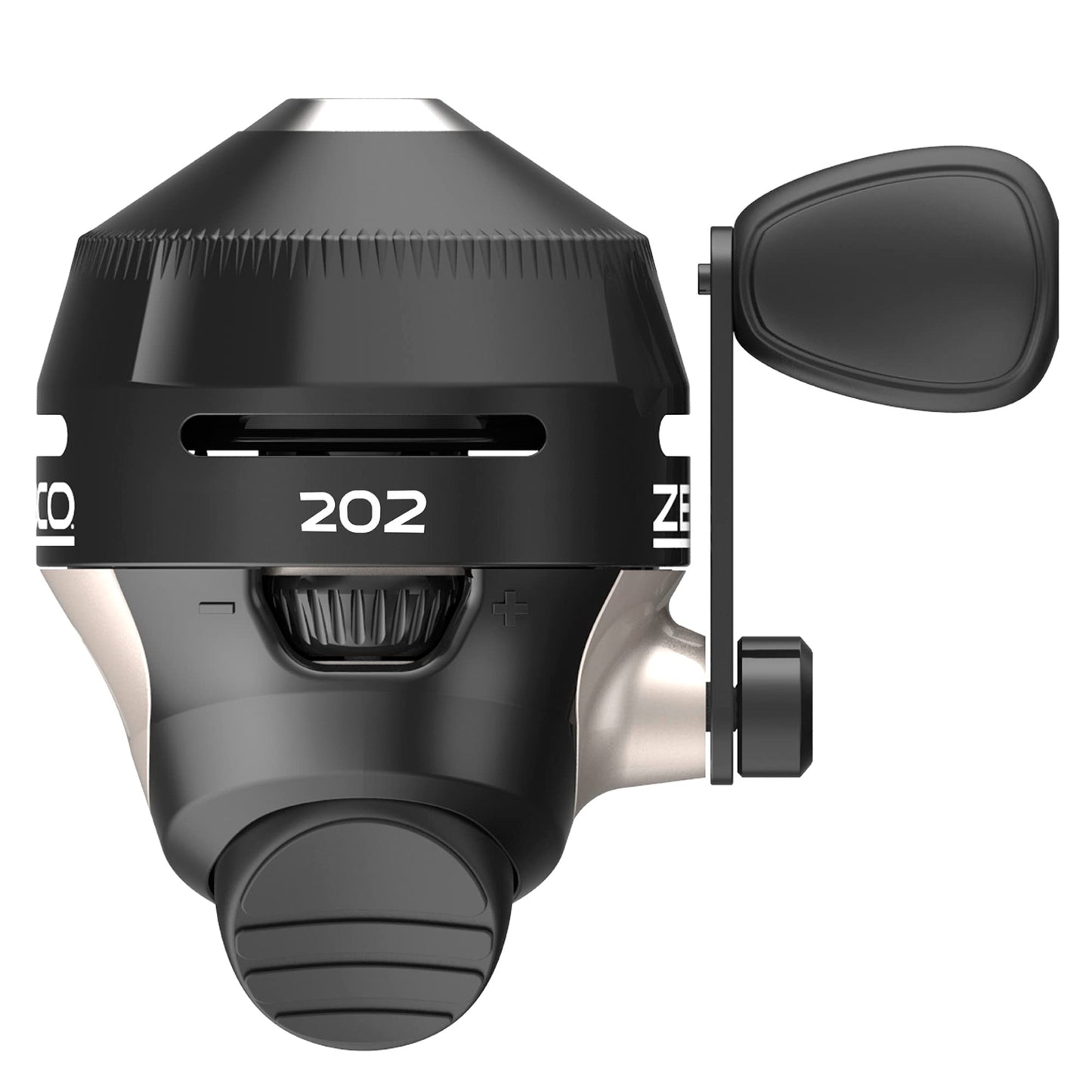 Zebco/Quantum, 202 Freshwater Spincast Reel, 2.8:1 Gear Ratio, 15" Retrieve Rate, Right Hand, Clam Package Zebco