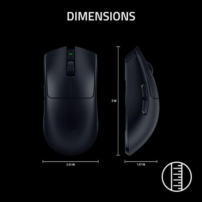 Razer Viper V3 Pro Wireless Esports Gaming Mouse, 54g Lightweight, Black