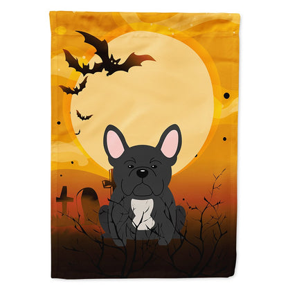 Caroline's Treasures BB4280CHF Halloween French Bulldog Black Canvas House Size Flag, Large, Multicolor