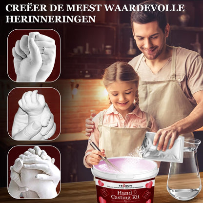 TECEUM Hand Casting Kit – Unique Gift for Couples, Family, Babies & Adults 🍁 All In One Marketplace Canada