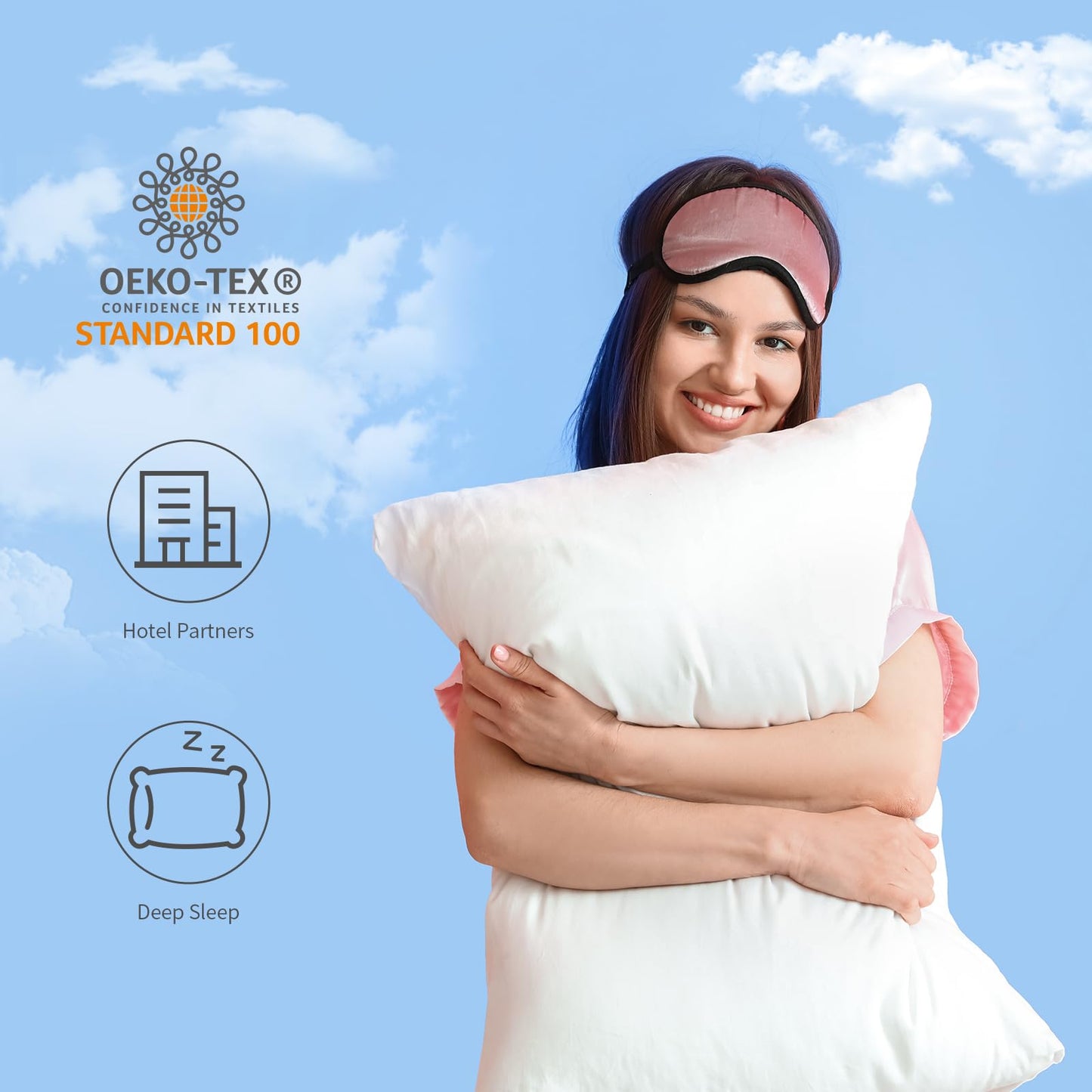 SHERWOOD Hotel Collection Soft Down Alternative Bed Pillows (Queen) - Available at All In One Marketplace Canada