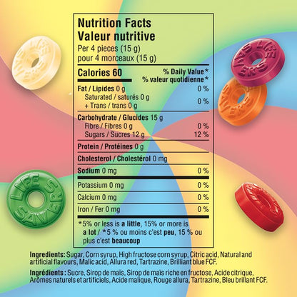 Life Savers Five Flavour Roll, 32gm, 20 Count, Red