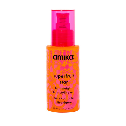 huile coiffante légère + protection thermique superfruit star amika