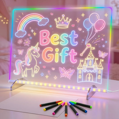 17" LED Drawing Board for Kids, Birthday Gifts for Girls Ages 3-12+ Years 🍁 All In One Marketplace Canada