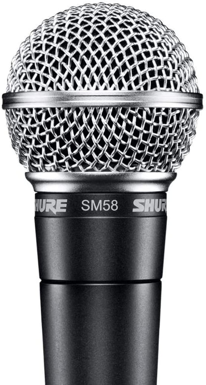 Shure SM58 Pro Dynamic Vocal Microphone with 25-ft XLR Cable