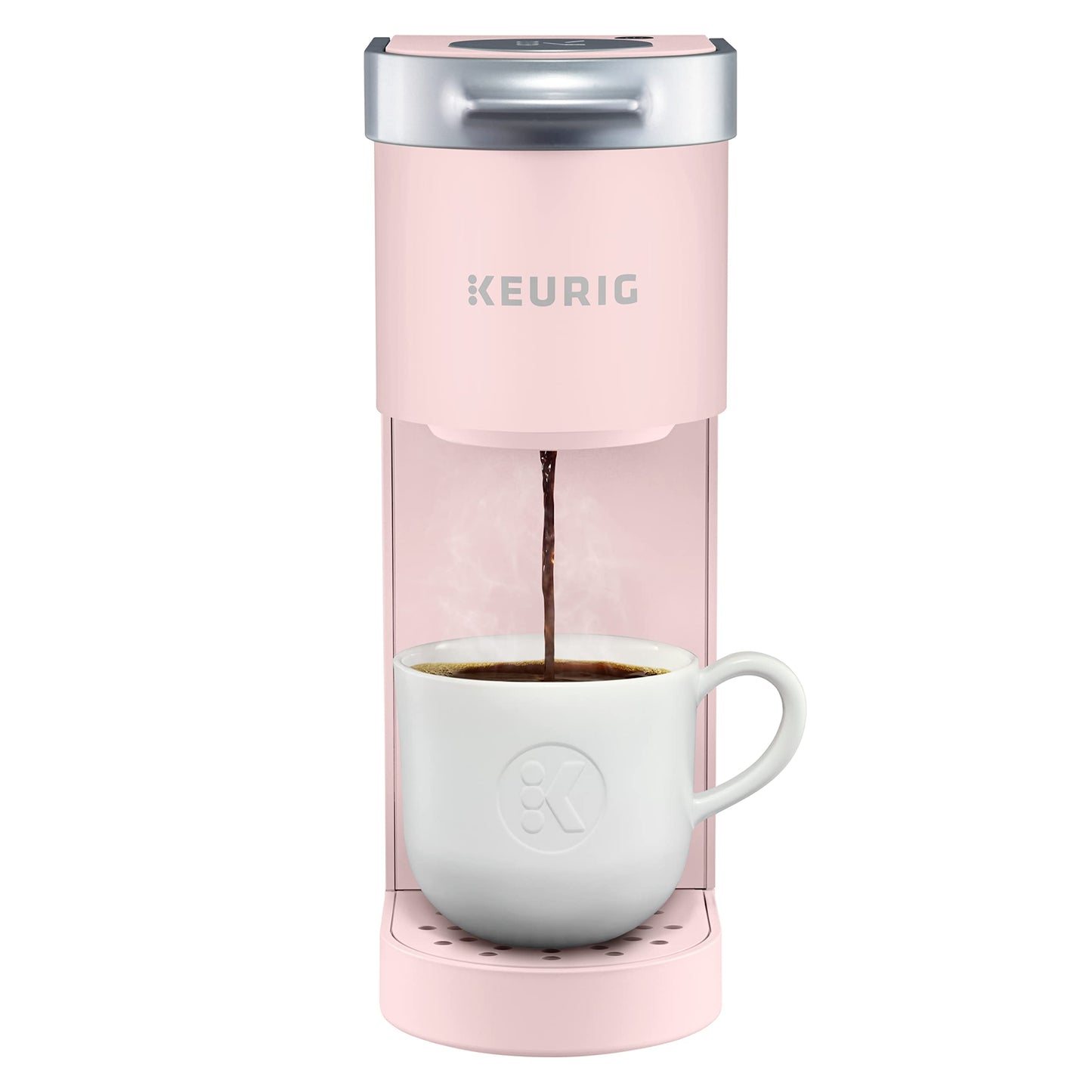 Keurig K-Mini Single Serve K-Cup Pod Coffee Maker, Featuring An Ultra-sleek Design, Dusty Rose Keurig