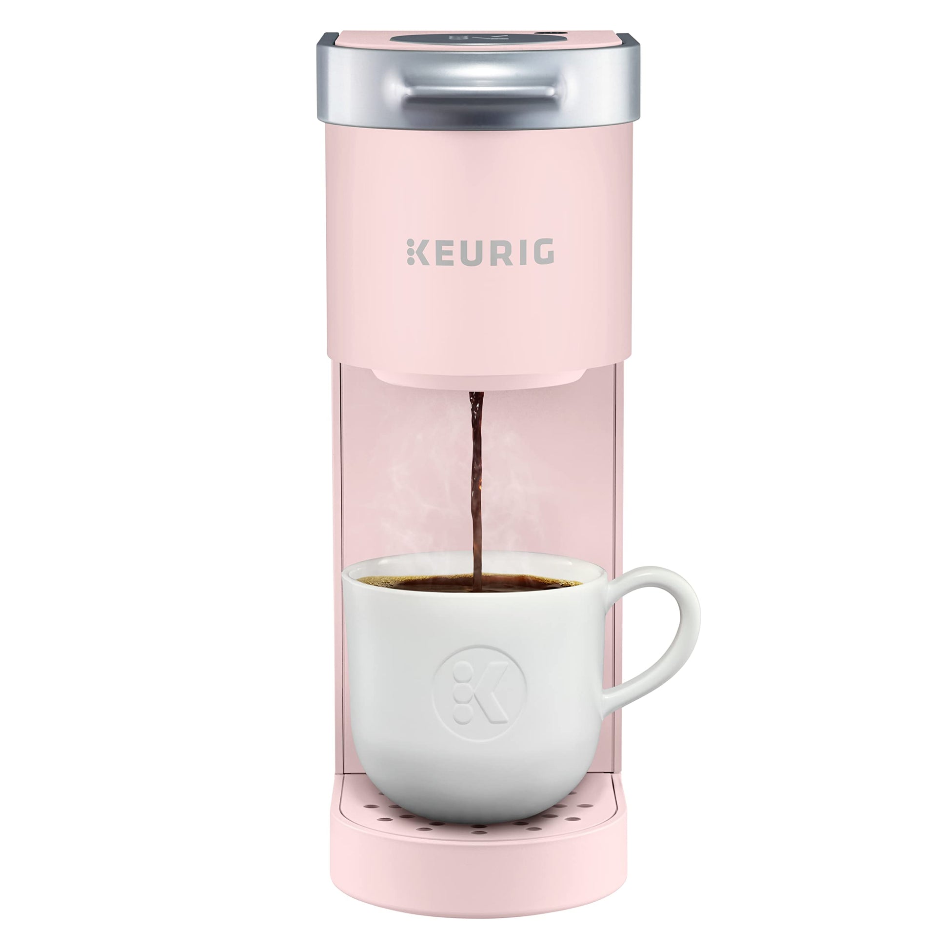 Keurig K-Mini Single Serve K-Cup Pod Coffee Maker, Featuring An Ultra-sleek Design, Dusty Rose Keurig