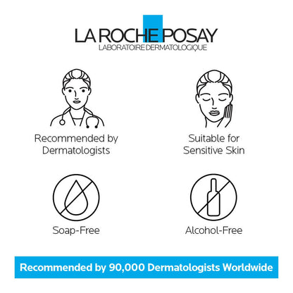 La Roche Posay Effaclar Micro-Peeling Purifying Gel Cleanser Acne Treatment. 2% salicylic acid face & body wash with niacinamide. Unclogs pores, exfoliates, acne marks. Oil-free, sensitive skin, 200ML - Available at All In One Marketplace Canada