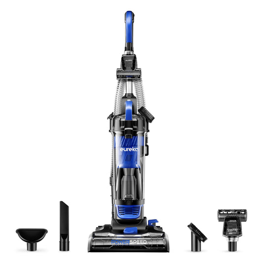Eureka Powerful Bagless Upright Vacuum Cleaners for Home Pets, Lightweight Household Vacuum Cleaner for Carpet and Hard Floor, PowerSpeed NEU280C with Pet Turbo Brush, Blue - Available at All In One Marketplace Canada
