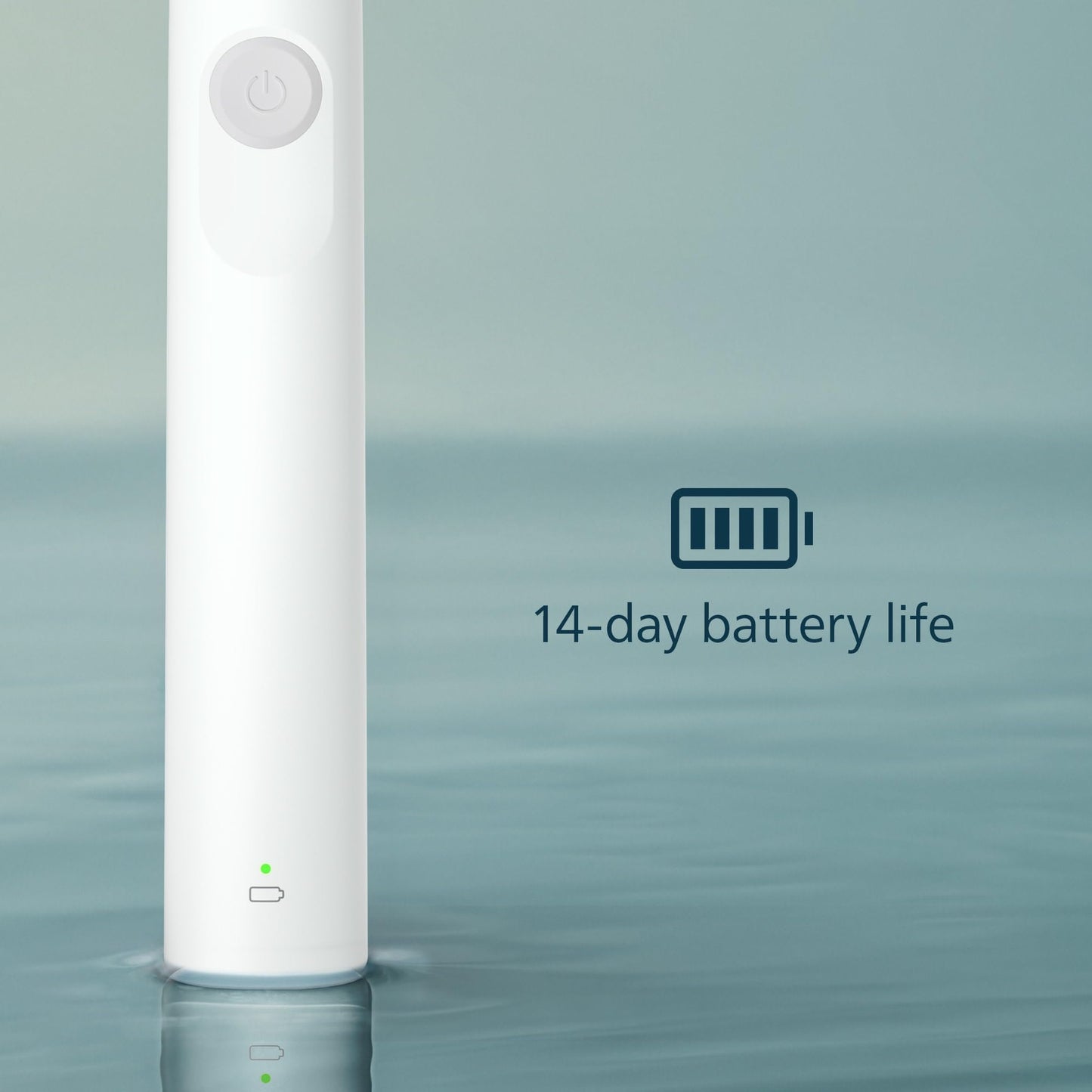 Philips Sonicare 1100 Rechargeable Electric Toothbrush, 1 Brush Head, White Philips Sonicare
