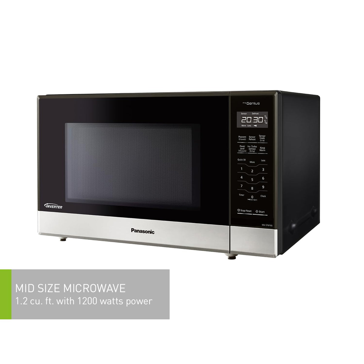 Panasonic NNST676SC Inverter Microwave 1.2 Cu.ft., Stainless Steel