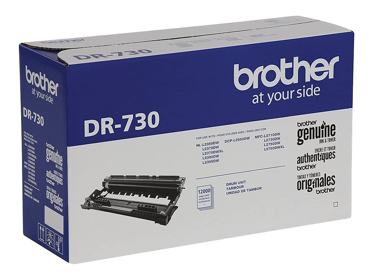 Brother-Genuine-Drum-Unit,-DR730,-Seamless-Integration,-Yields-Up-to-12,000-Pages,-Black-(Drum-Unit,-NOT-Toner) 🍁 All In One Marketplace Canada