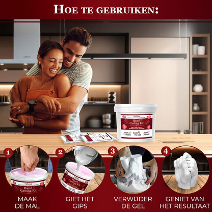 TECEUM Hand Casting Kit – Unique Gift for Couples, Family, Babies & Adults 🍁 All In One Marketplace Canada