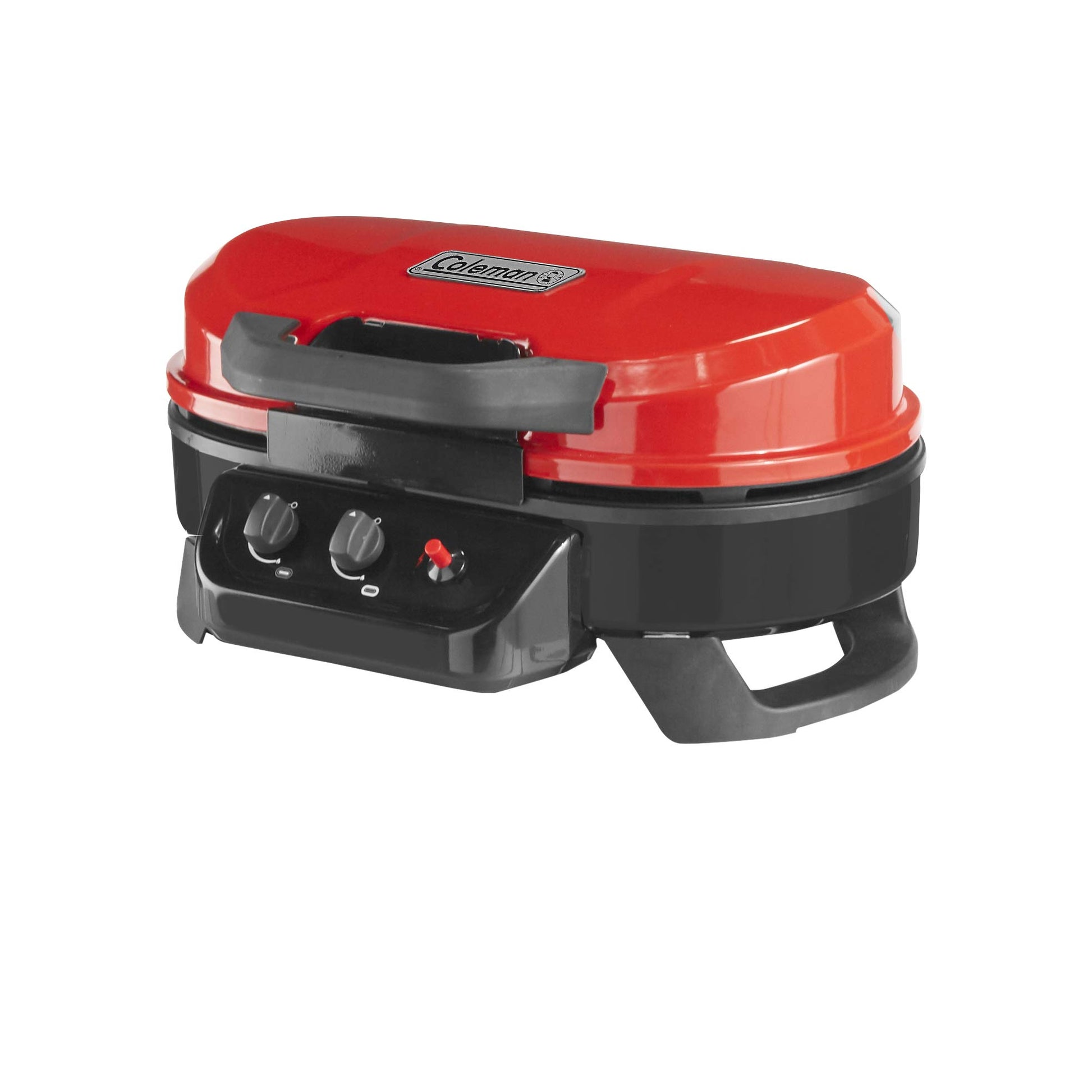 Coleman RoadTrip 225 Portable Tabletop Propane Grill, Gas Grill with 2 Adjustable Burners, Instastart Ignition, and 11,000 BTUs of Power; 225 Sq. In. Cooking Area Coleman