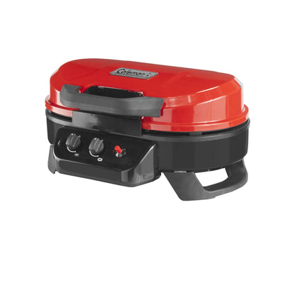 Coleman RoadTrip 225 Portable Tabletop Propane Grill, Gas Grill with 2 Adjustable Burners, Instastart Ignition, and 11,000 BTUs of Power; 225 Sq. In. Cooking Area Coleman