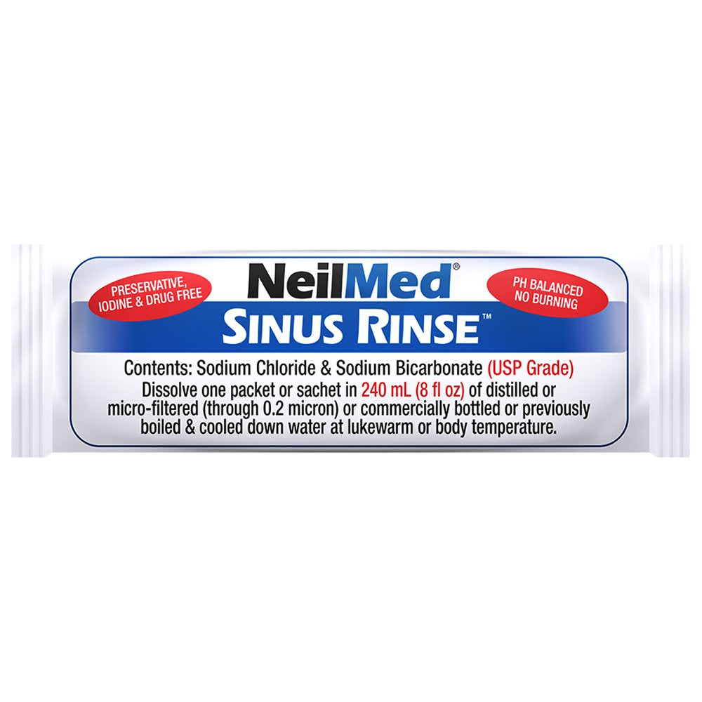 NeilMed Nasaflo Neti Pot, 50 Count (Packaging may vary)