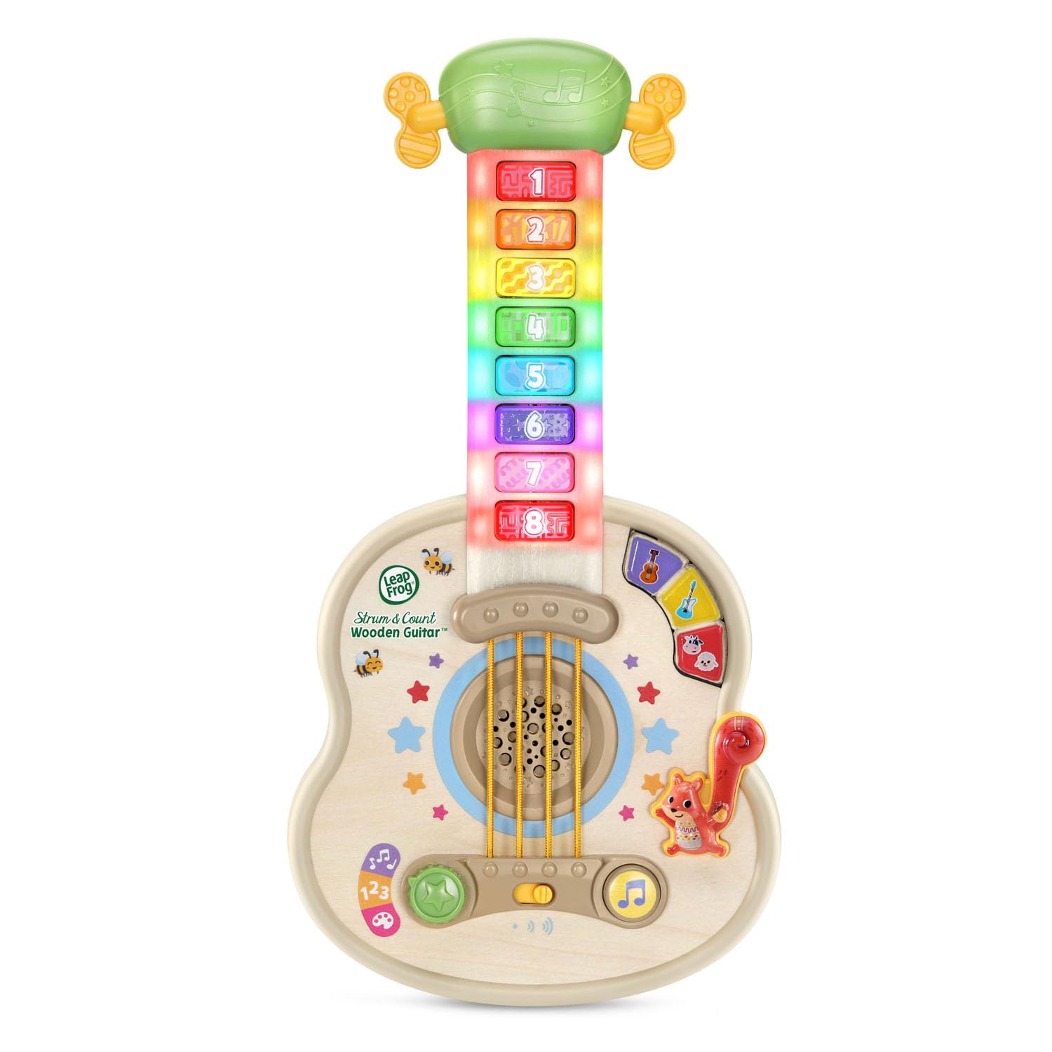 LeapFrog Strum & Count Wooden Guitar (English Version) LeapFrog