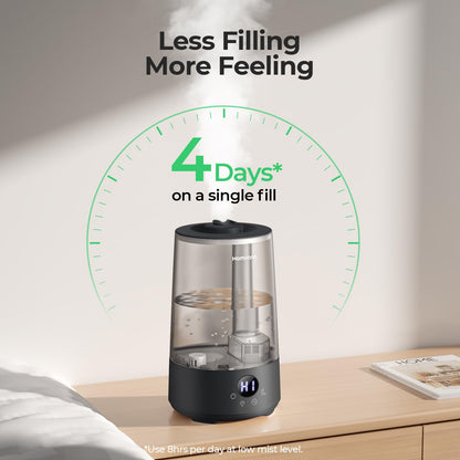 Homvana 3.6L Top-Fill Humidifiers for Bedroom Home, 360° Cool Mist, 16dB 🍁 All In One Marketplace Canada
