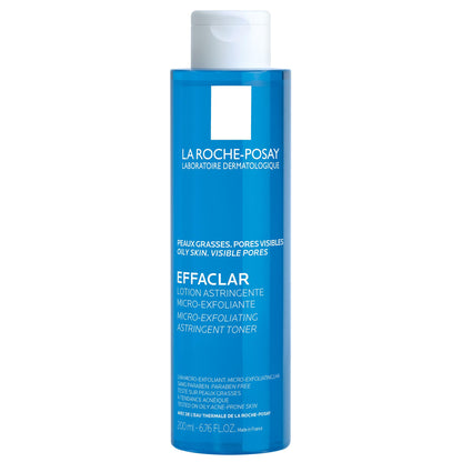 La Roche-Posay Face Toner Skincare, Effaclar Astringent For Oily Acne Prone Skin With Exfoliating Salicylic Acid And LHA, Reduces Look Of Pores, Dermatologist Recommended, 200Ml - Available at All In One Marketplace Canada