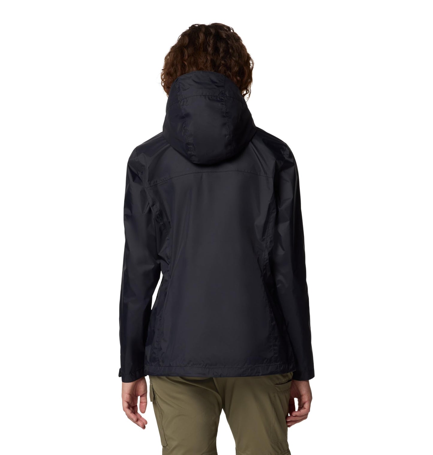 Columbia Womens Arcadia II Waterproof Rain Jacket, Black, X-Large Columbia