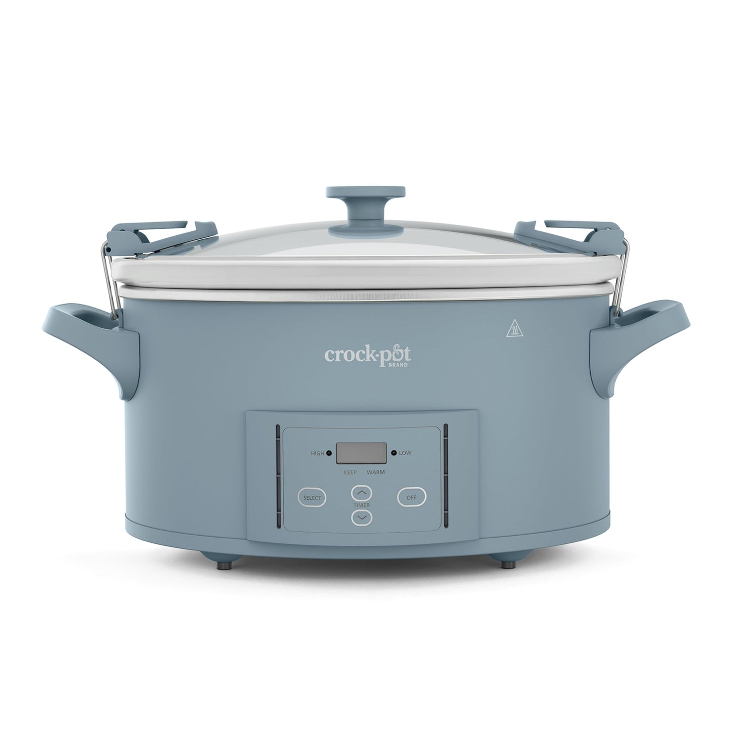 Crock-Pot Design Series 7-Quart Programmable Slow Cooker, Morning Haze Blue - Available at All In One Marketplace Canada