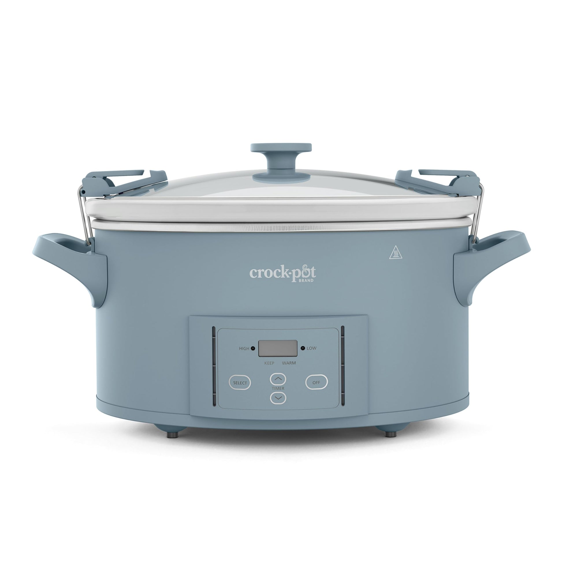 Crock-Pot Design Series 7-Quart Programmable Slow Cooker, Morning Haze Blue - Available at All In One Marketplace Canada