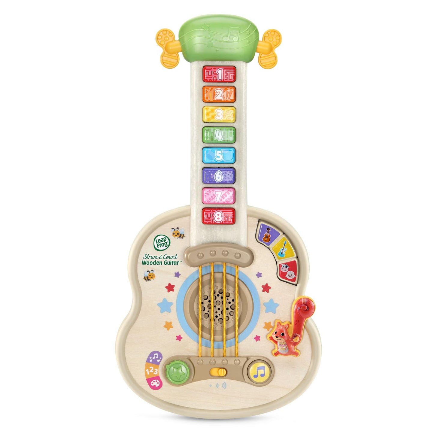 LeapFrog Strum & Count Wooden Guitar (English Version) LeapFrog