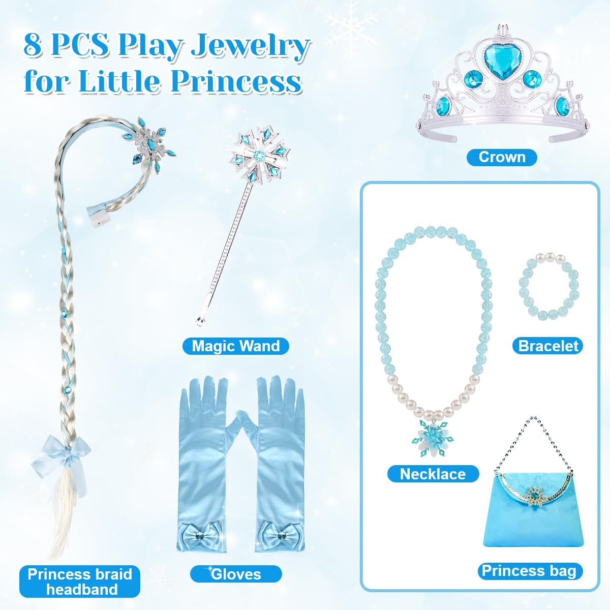 LOYO Princess Dress Up for Girl, Light Up Halloween Costume Girls Ages 3-4 🍁 All In One Marketplace Canada
